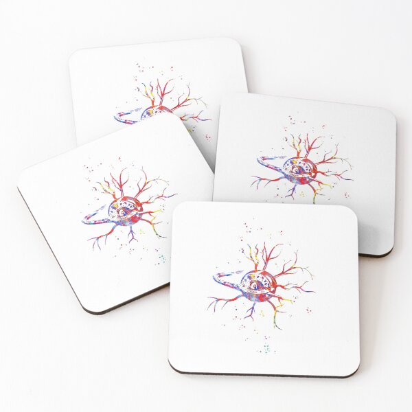Item preview, Nerve cell, medical art, watercolor nerve cells designed and sold by Rosaliartbook.