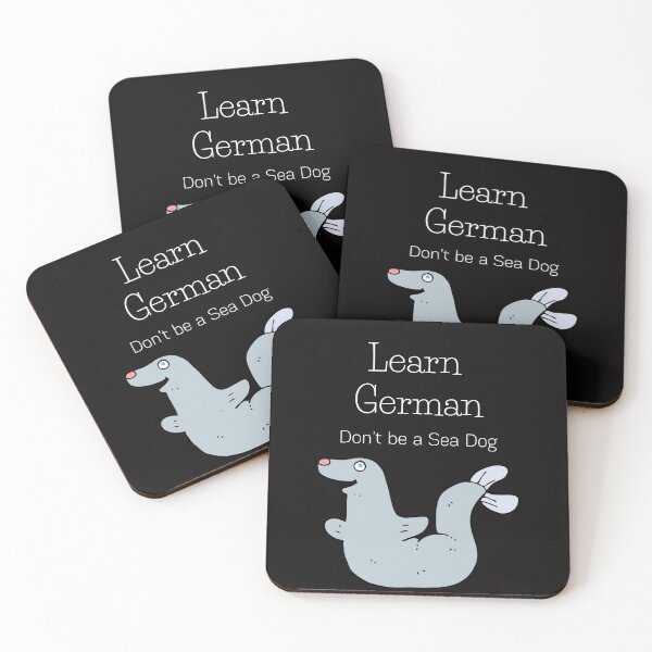 Item preview, Learn German Funny Sea Dog Seal Seehund  designed and sold by Time4German.