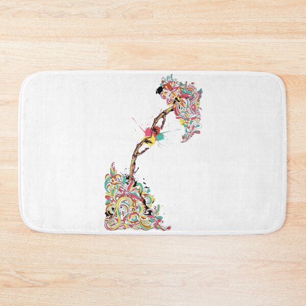 Item preview, Colorful Flowers And Two Skeletal Hands designed and sold by TinoThreads.
