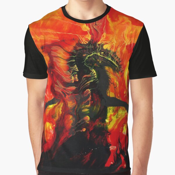 Transmutation Crow Grafik T-Shirt