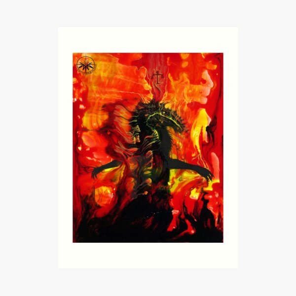 Transmutation Crow Kunstdruck