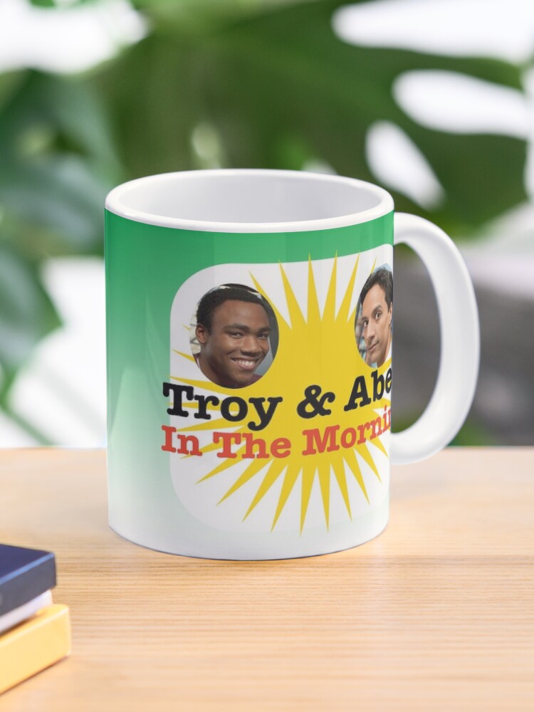 Coffee Mug, Troy and Abed in the Morning designed and sold by Retro-Freak