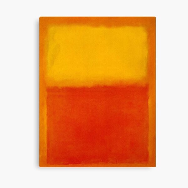 Mark Rothko - Red and Yellow (Abstract Expressionist Painting / Art) Canvas Print