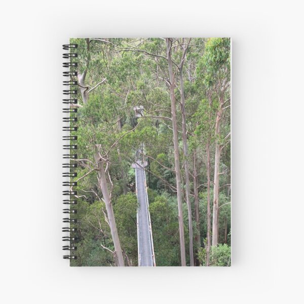 High in the tree canopy at Otway Fly, Victoria, Australia Spiral Notebook