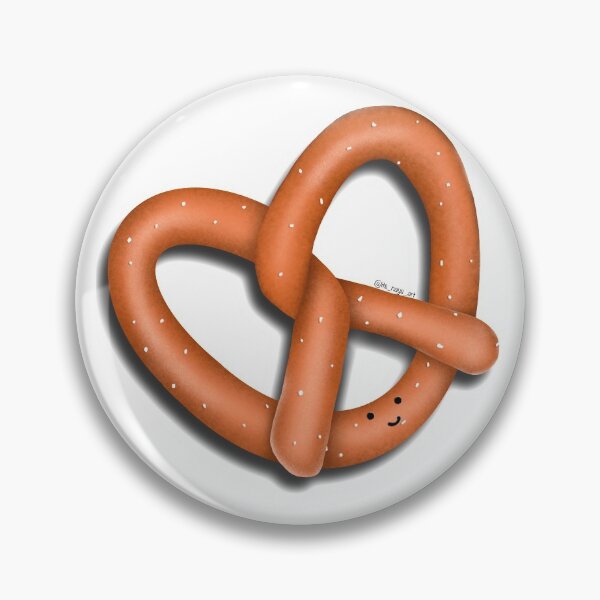 Item preview, Pretzel with Cute Face designed and sold by NaybeNay.