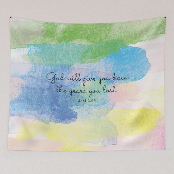 Item preview, God will give you back the years you lost. Joel 2:25 designed and sold by StudioCitrine.