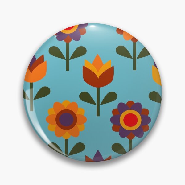 Item preview, Flower Power, Summer flowers, Ethnic flower pattern designed and sold by Mandala108.
