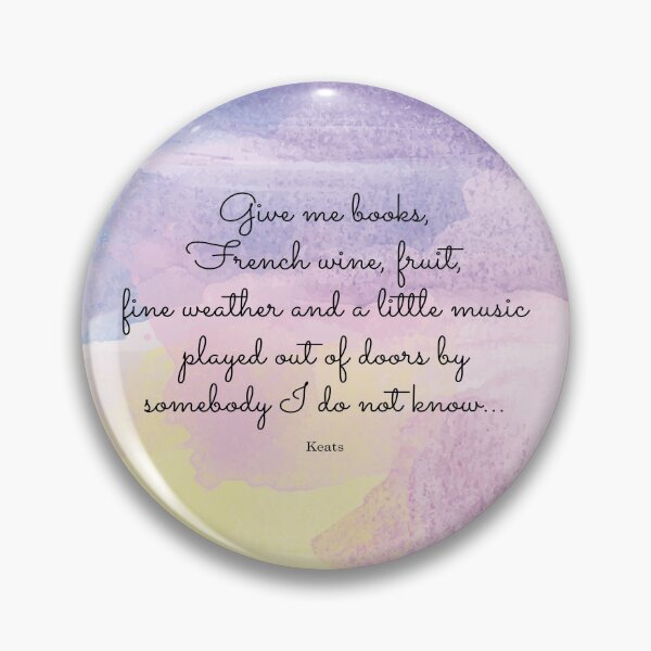 Item preview, Give me books, French wine - Keats designed and sold by StudioCitrine.