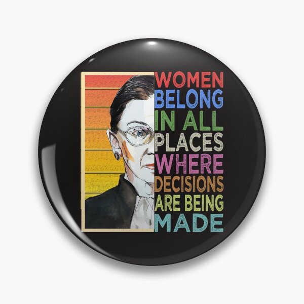 Item preview, Ruth Bader Ginsburg Notorious RBG Women Belong In All Places designed and sold by TrustedNomads.