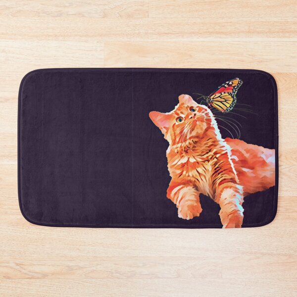 Item preview, Cat spies beautiful butterfly.  designed and sold by NatanDesigns.