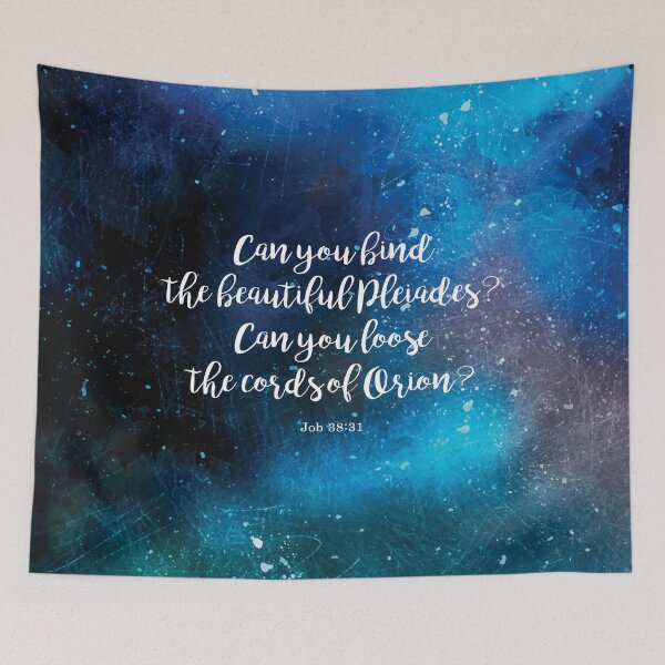 Item preview, Can you bind the beautiful Pleiades? Can you loose the cords of Orion? Job 38:31 designed and sold by StudioCitrine.