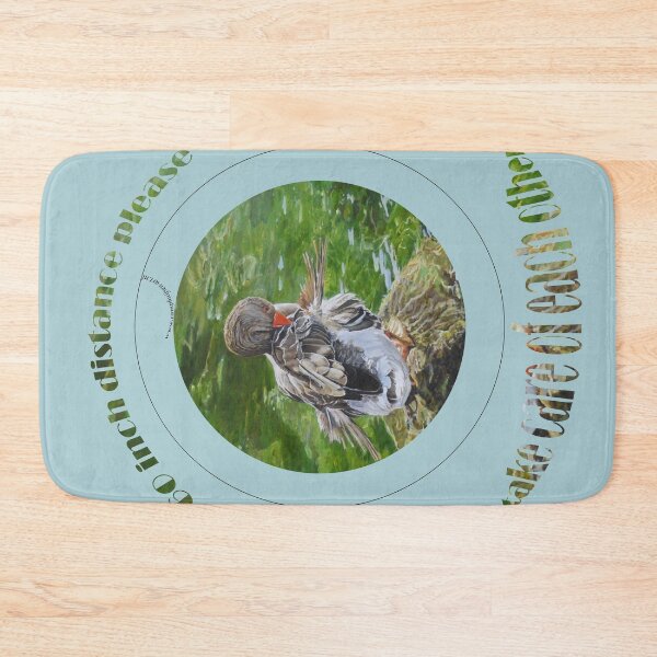 Item preview, Bird at social distance in blue designed and sold by CamphuijsenArt.