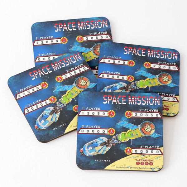 Item preview, Space Mission Retro Pinball designed and sold by rogue-design.