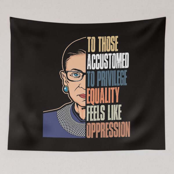 Item preview, Ruth Bader Ginsburg Notorious RBG Political Equality Womens print designed and sold by TrustedNomads.