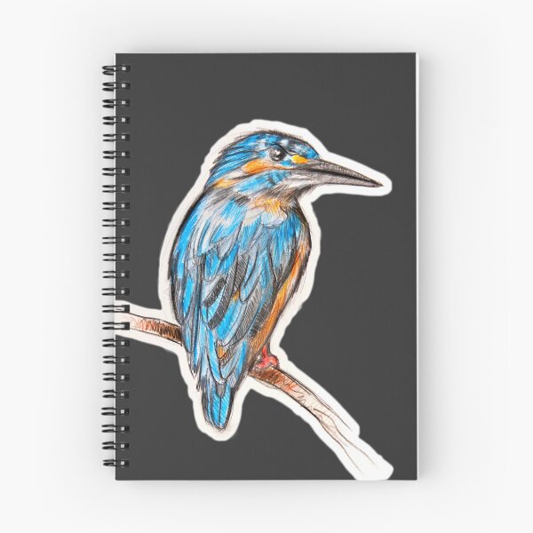 Item preview, Kingfisher Sticker cut out pencil colour fabercastell designed and sold by rohanch24.