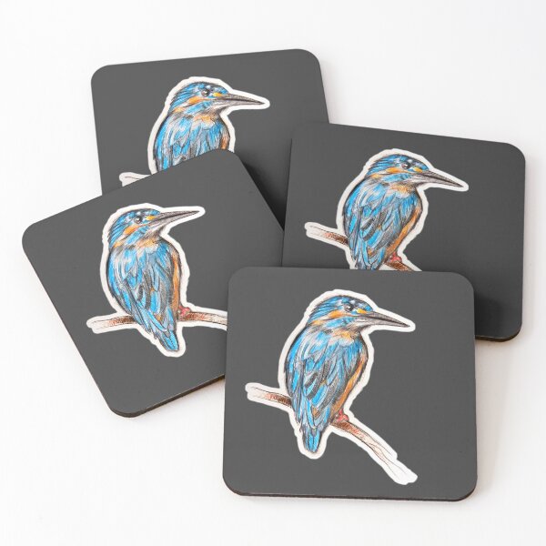 Item preview, Kingfisher Sticker cut out pencil colour fabercastell designed and sold by rohanch24.