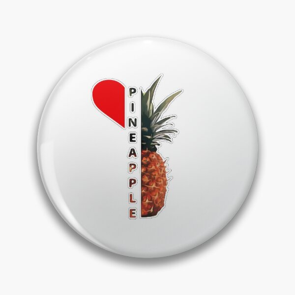Item preview, I Love Pineapple Fruit Lover Summer Design  designed and sold by Graphvity Studios.