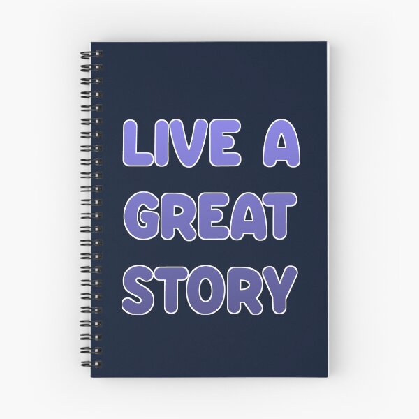 Item preview, Live A Great Story - Purple designed and sold by madtoyman.
