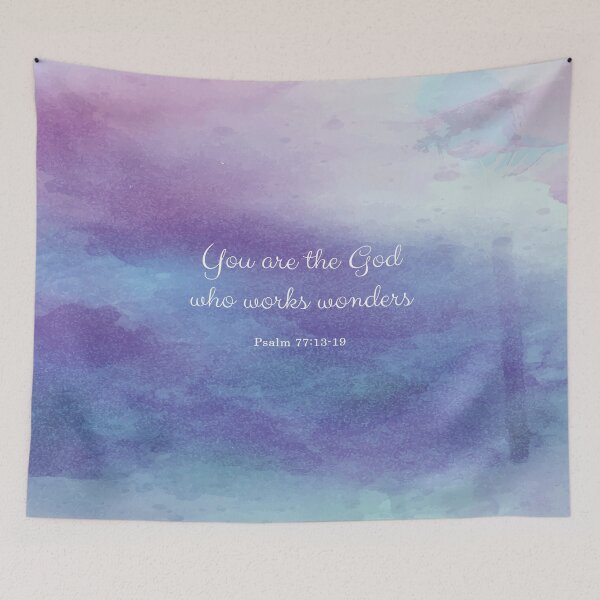 Item preview, You are the God who works wonders, Psalm 77:13-19 designed and sold by StudioCitrine.