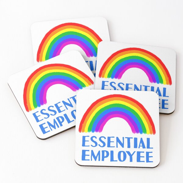 Item preview, Essential Employee Rainbow Quarantine | Social Distance Essential Employee designed and sold by MagicBoutique.
