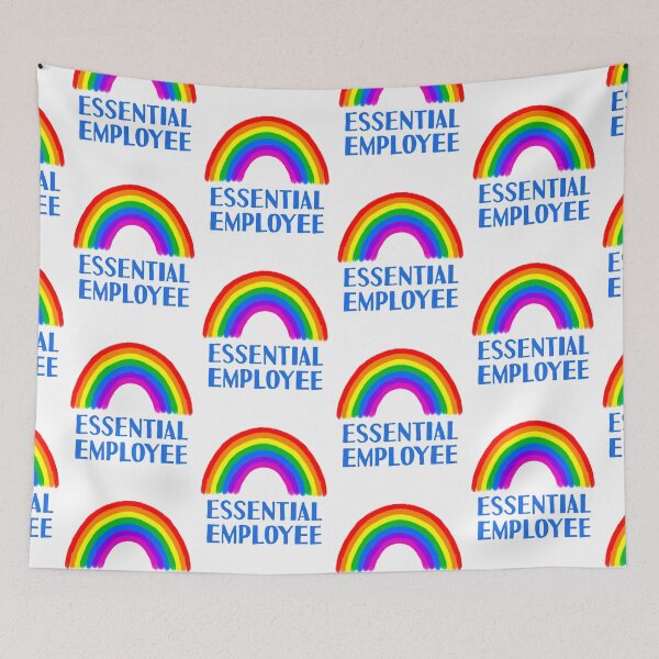 Item preview, Essential Employee Rainbow Quarantine | Social Distance Essential Employee designed and sold by MagicBoutique.