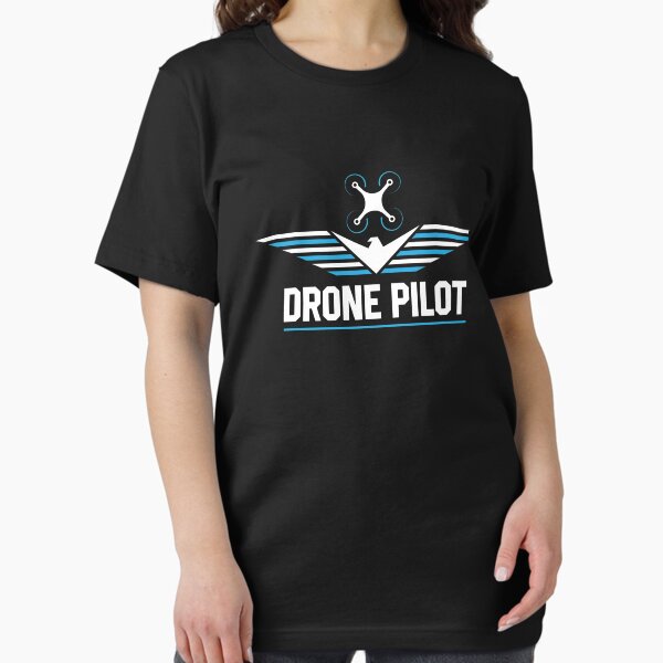 Item preview, Drone - blue white logo drone pilot designed and sold by Mohja-Design.