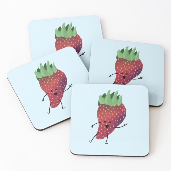 Item preview, Digitally drawn strawberry designed and sold by Bonnie Zimmerman.