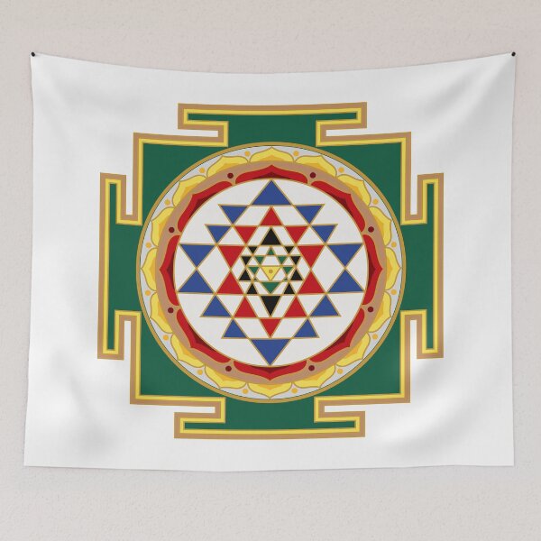 Item preview, Sri Yantra in traditional colors designed and sold by elfina.
