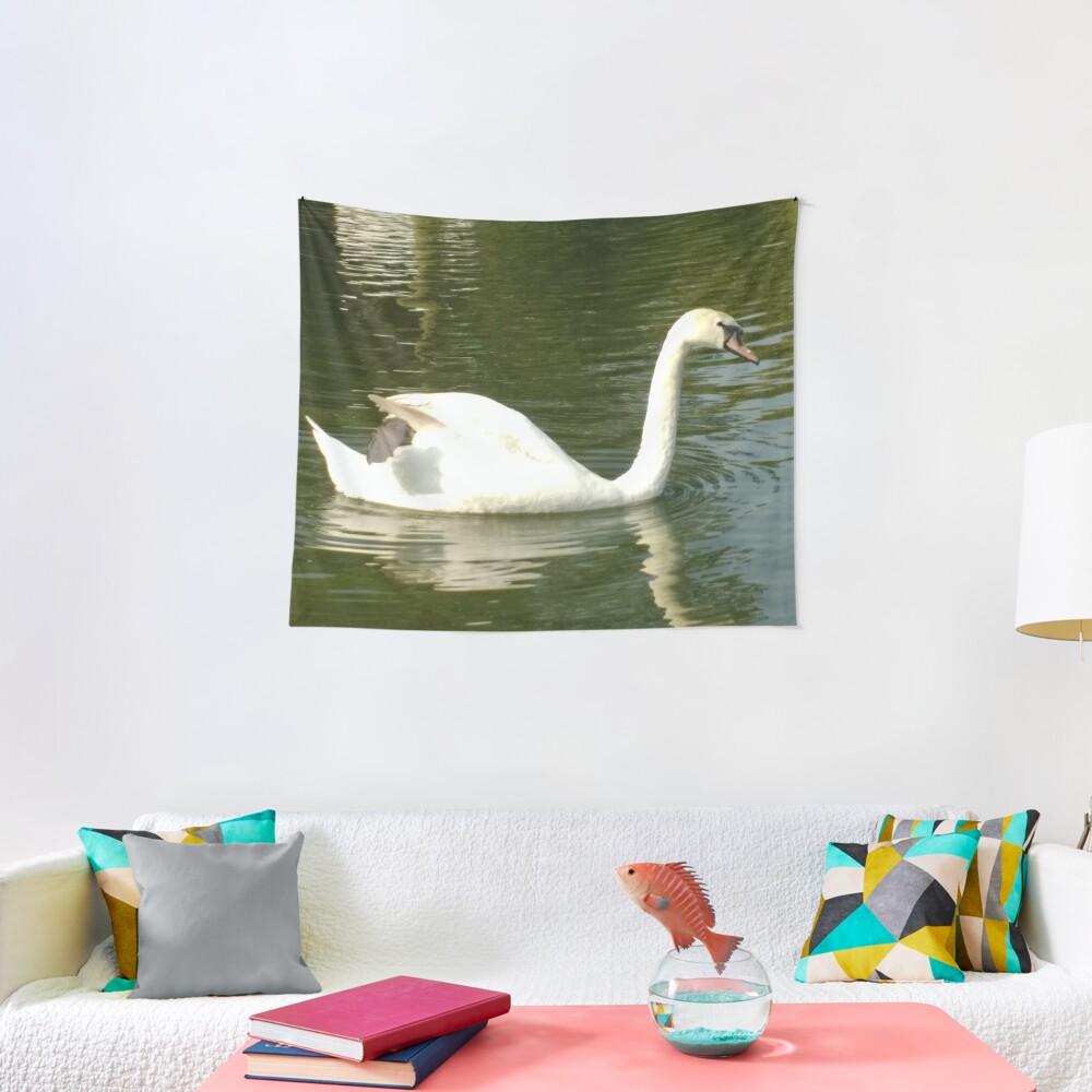Merch #53 -- Swan - Shot 11 (Pearson Park) Tapestry
