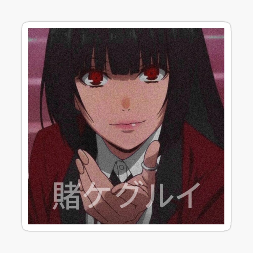 anime manga kakegurui yumeko jabami photographic print for sale by cherry chan redbubble