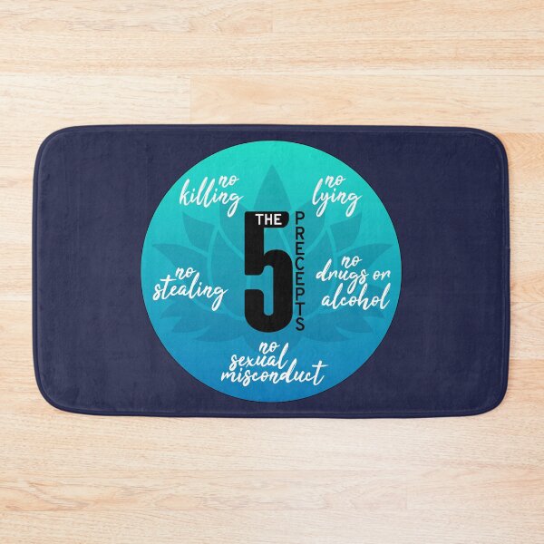 Item preview, The Five Precepts of Buddhism designed and sold by JackCurtis1991.