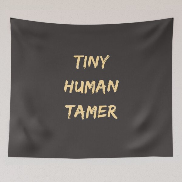 Item preview,  Tiny Human Tamer Slim Fit T-Shirt designed and sold by Oussamamehenni.