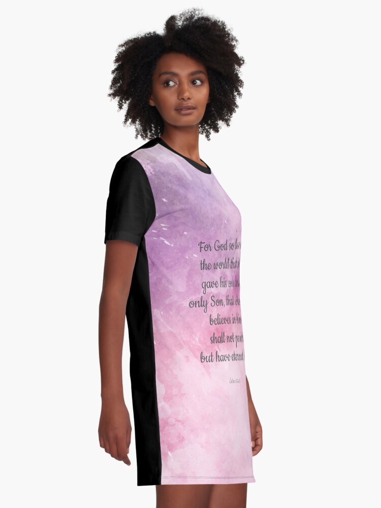 Vestido camiseta «Juan 3:16, para que Dios amara tanto el mundo Cita de la Biblia» de StudioCitrine | Redbubble Vestido camiseta «Juan 3:16, para que Dios amara tanto el mundo Cita de la Biblia» de StudioCitrine | Redbubble