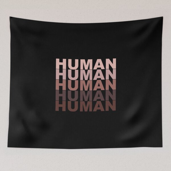 Item preview, Humans are equal and humanity has no skin color designed and sold by thehafdesigner.