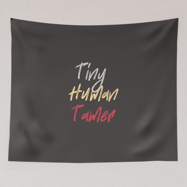Item preview, Tiny Human Tamer Slim Fit T-Shirt designed and sold by Oussamamehenni.