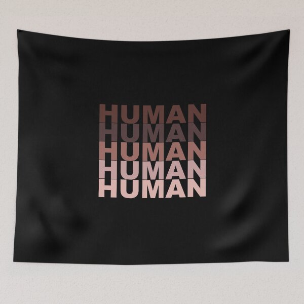 Item preview, Humans are equal and humanity has no skin color anti racist designed and sold by thehafdesigner.