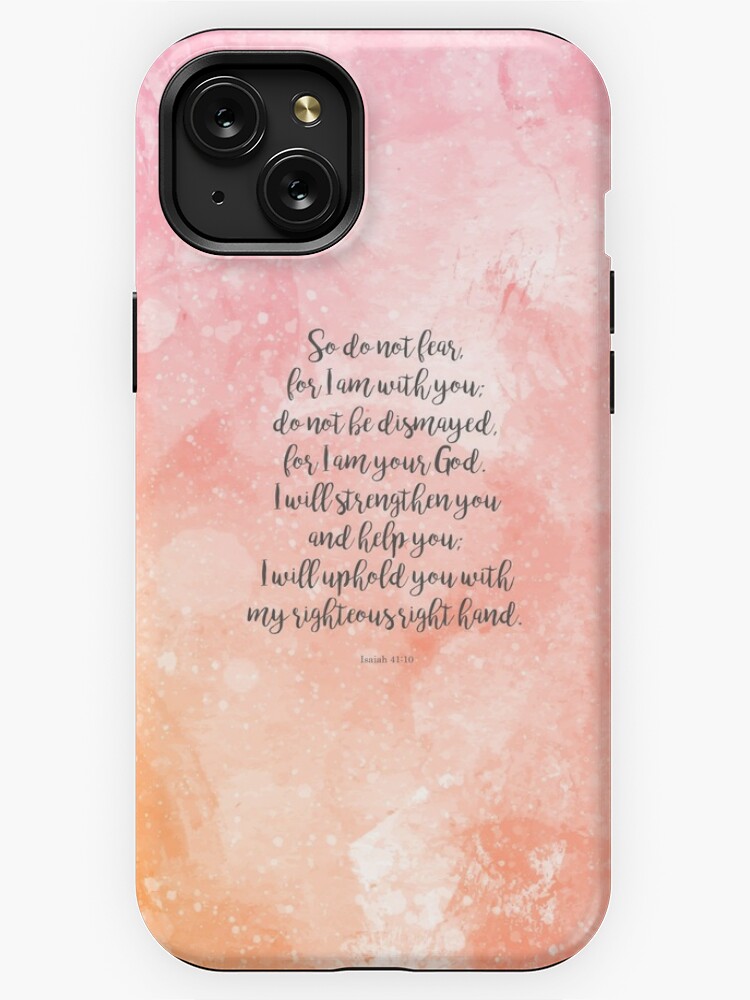 Pink Glitter Scripture Case