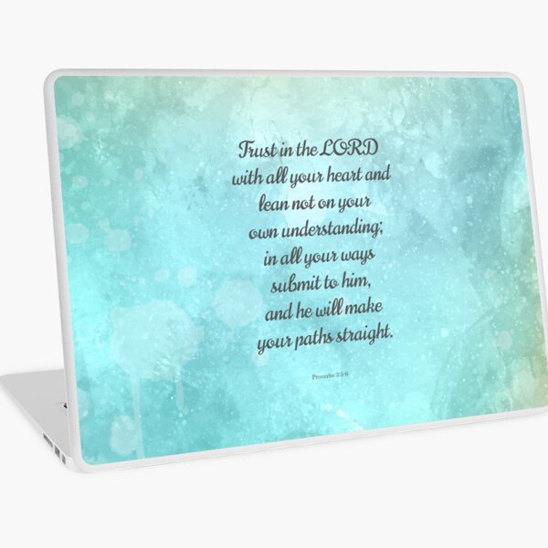 Item preview, Proverbs 3:5-6 Encouraging Bible Verse designed and sold by StudioCitrine.