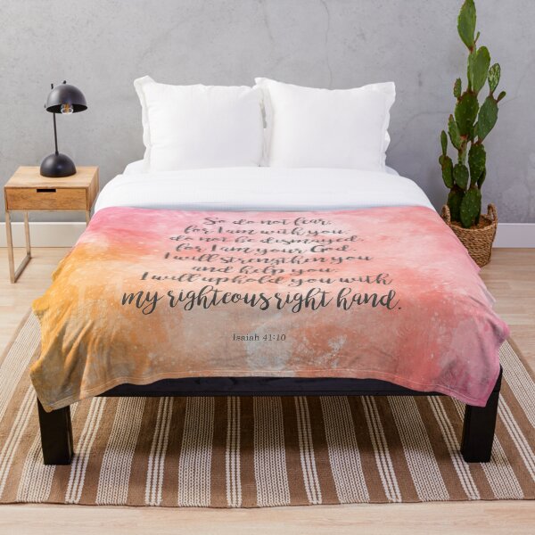 Bible Verse Throw Blankets Redbubble