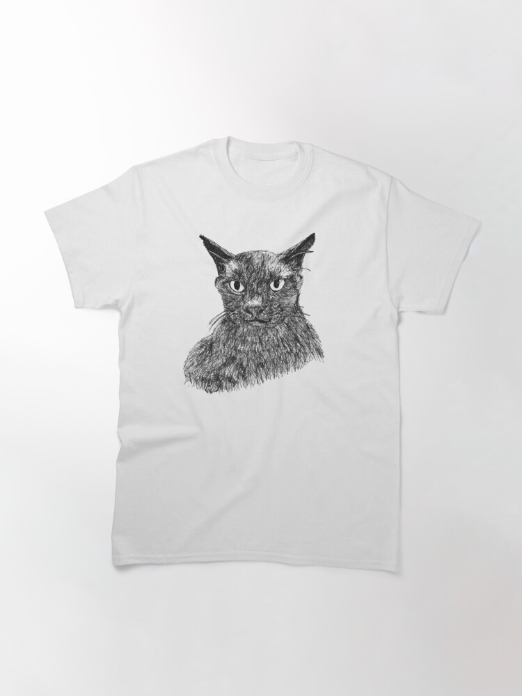Classic T-Shirt, Moet the Brown Burmese designed and sold by Wildcard-Sue