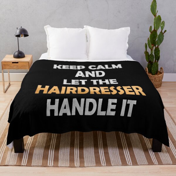 Item preview, Keep Calm And Let The Hairdresser Handle It - Barbering Gift design designed and sold by Grabitees.