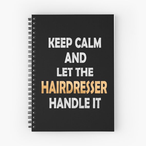 Item preview, Keep Calm And Let The Hairdresser Handle It - Barbering Gift design designed and sold by Grabitees.