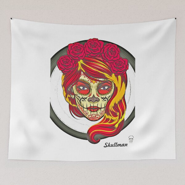 Item preview, Sugar Skull - Day of the Dead designed and sold by theSkullman.