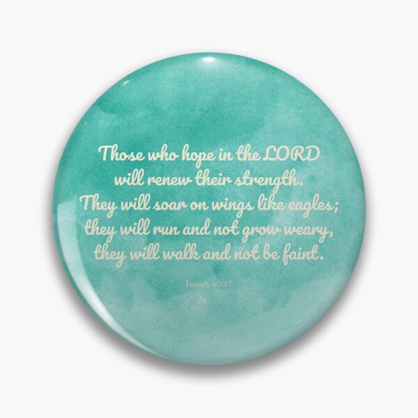 Item preview, Hope in the Lord Scripture, Isaiah 40:31 designed and sold by StudioCitrine.