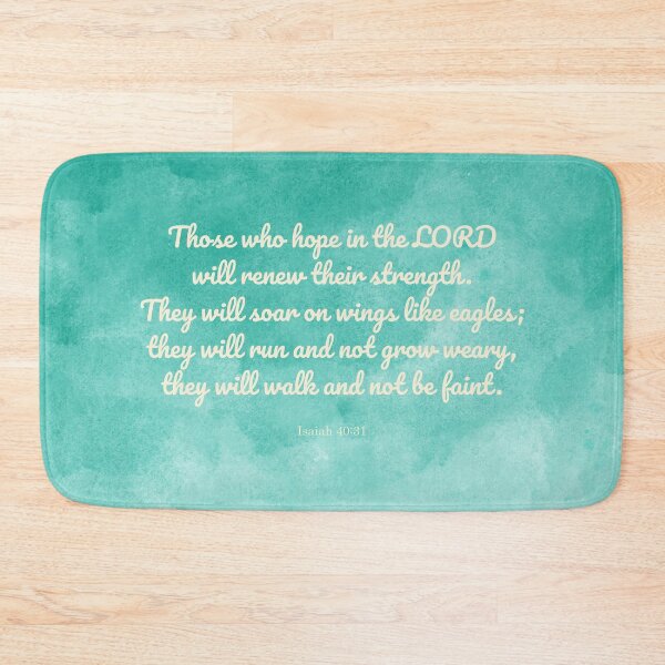 Item preview, Hope in the Lord Scripture, Isaiah 40:31 designed and sold by StudioCitrine.
