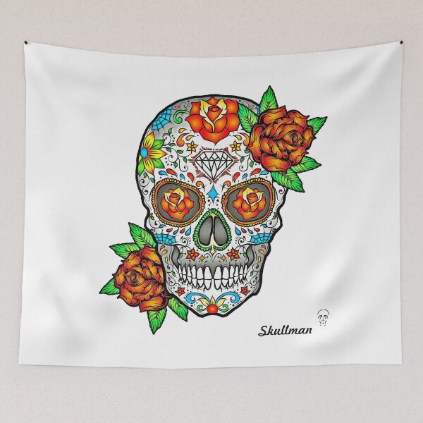 Item preview, Sugar Skull - Day of the Dead designed and sold by theSkullman.