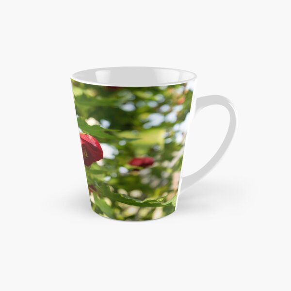 Item preview, Midsummer Garden Dreams - Abutilon Chinese Lanterns in Rich Vermilion designed and sold by Georgia Mizuleva.