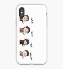 Vinilo o funda para iPhone Sobrenatural - Cas, Dean, Bobby, Sam