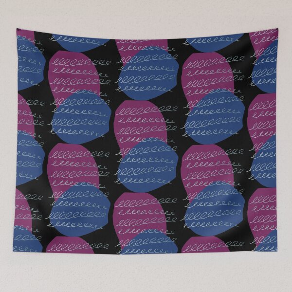 Item preview, Scribble Blob Print Inverted Colours designed and sold by isobelcough.