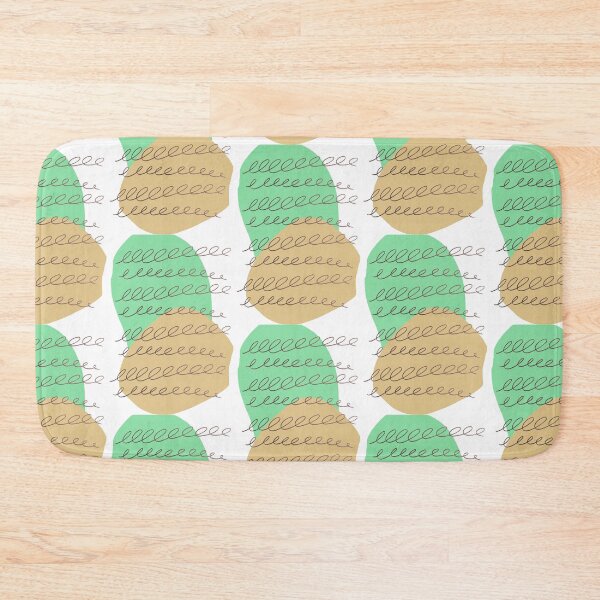 Item preview, Scribble Blob Print Yellow And Green designed and sold by isobelcough.